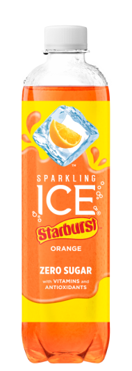 Sparkling Ice Starburst Orange