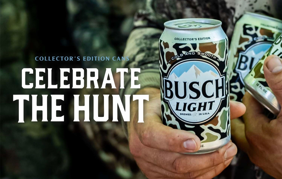 Busch Light Hunting Camo Cans 2024