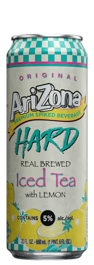 Beer, Arizona Hard Iced Tea with Lemon