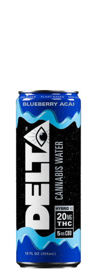 Delta 9 Cannabis Water Blueberry Acai