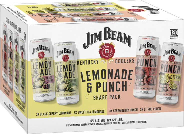 Jim Beam Kentucky Coolers Lemonade & Punch Share Pack