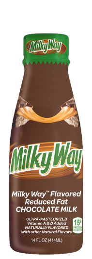 Milky Way Flavored Chocolate Milk