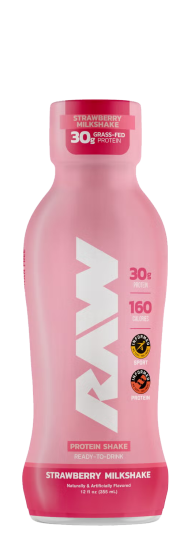 RAW Protein Shake Strawberry Milkshake