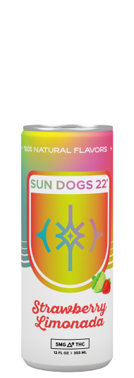 Sun Dogs Strawberry Limonada 5mg THC