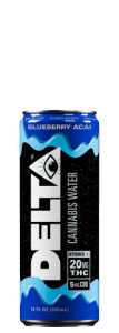 Delta 9 Cannabis Water Blueberry Acai