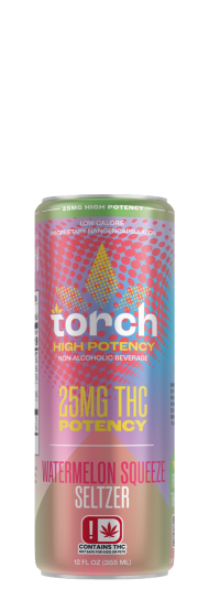 Torch 25mg THC Watermelon Squeeze Seltzer
