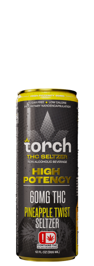 Torch 60mg THC Pineapple Twist Seltzer