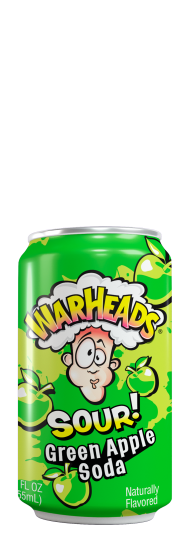 Warheads Sour Green Apple Soda